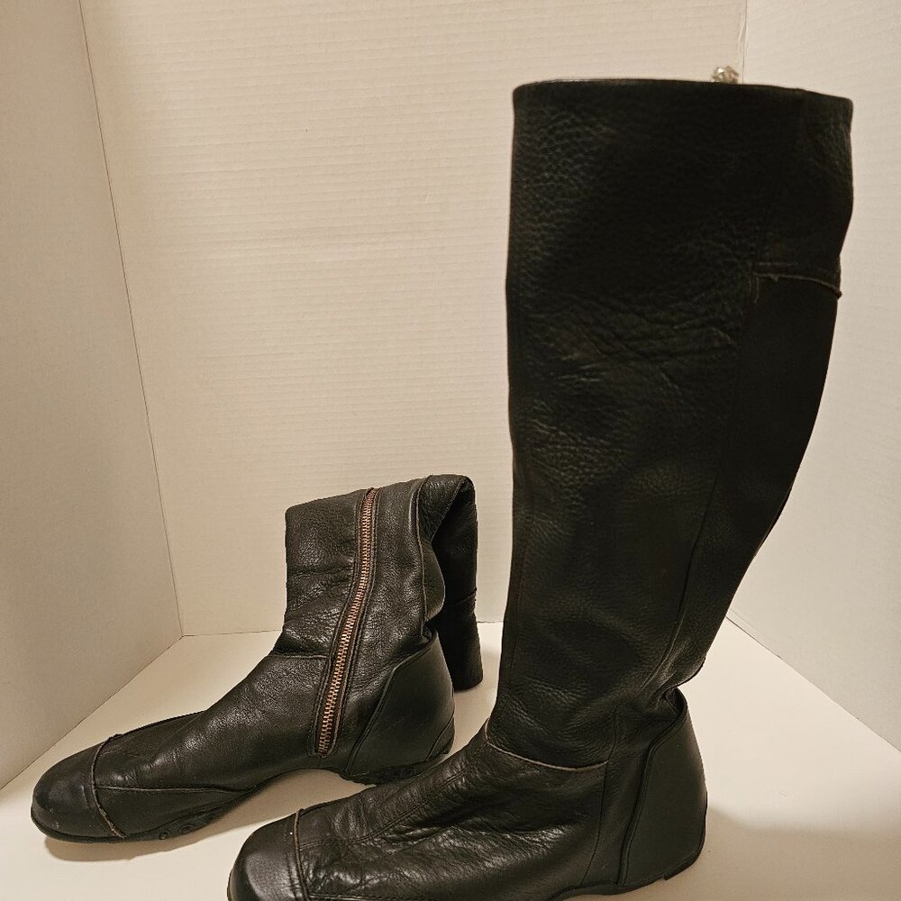 DKNY leather boots